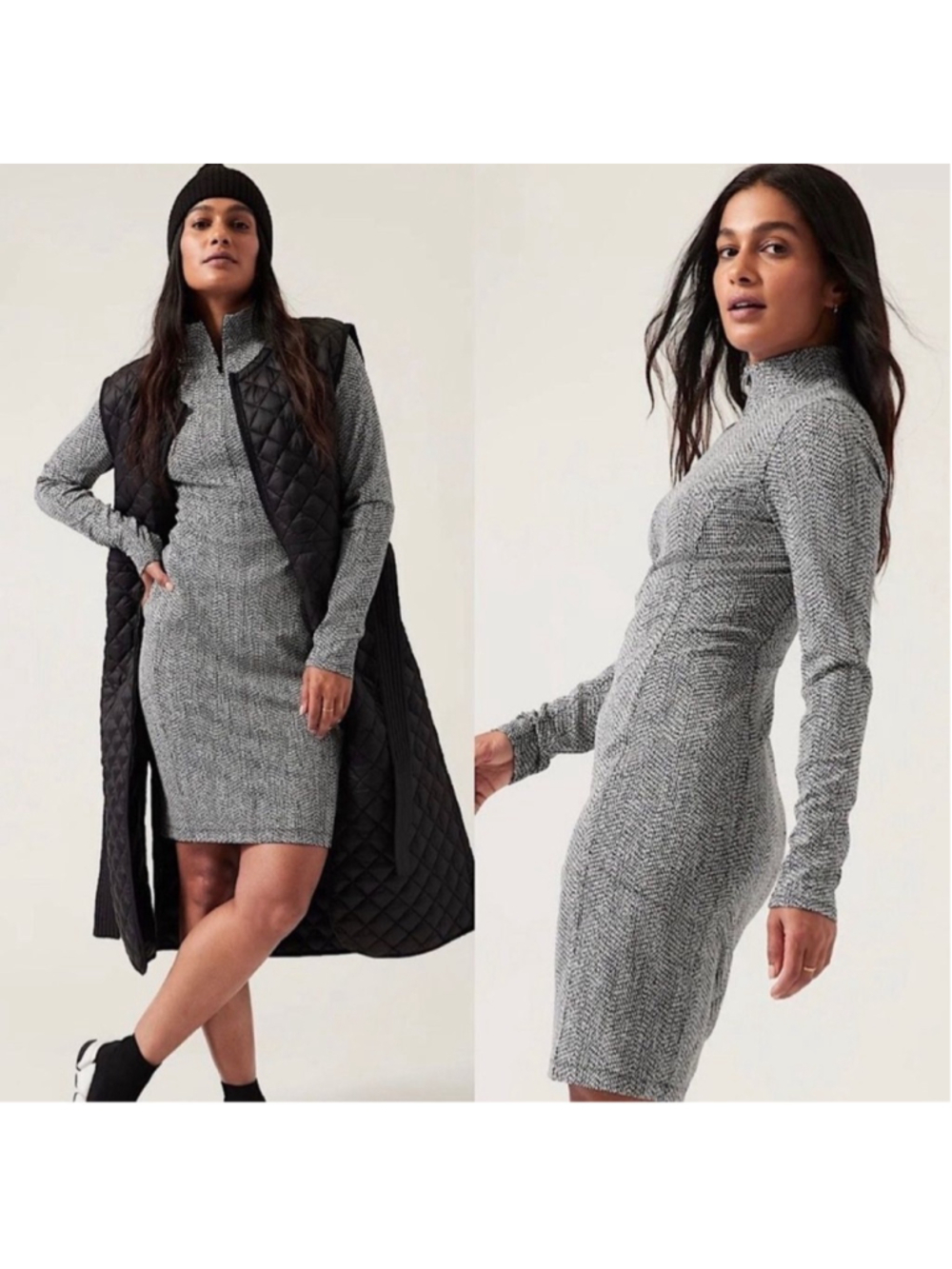 Athleta New! Delaney Textured Sporty Athletic Mini Dress